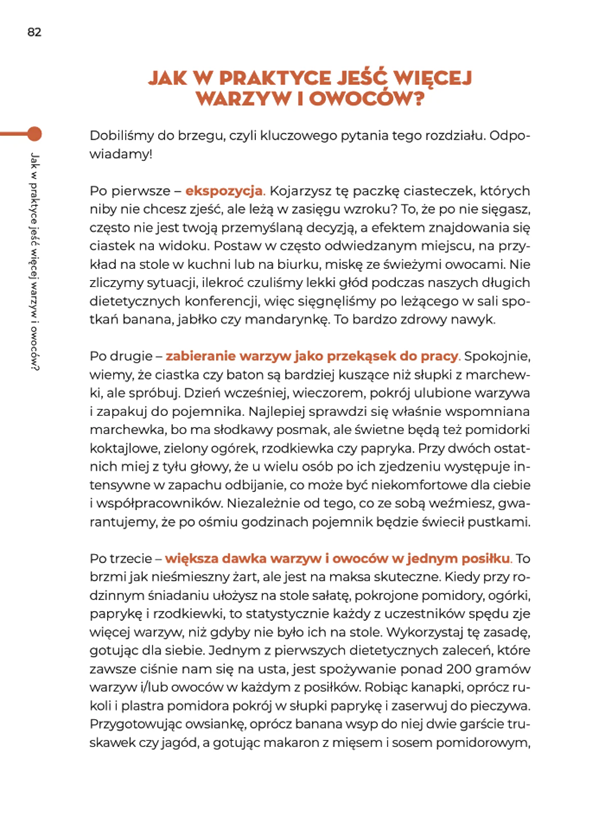 Storna książki Jedz Normalnie. Osiągaj więcej.