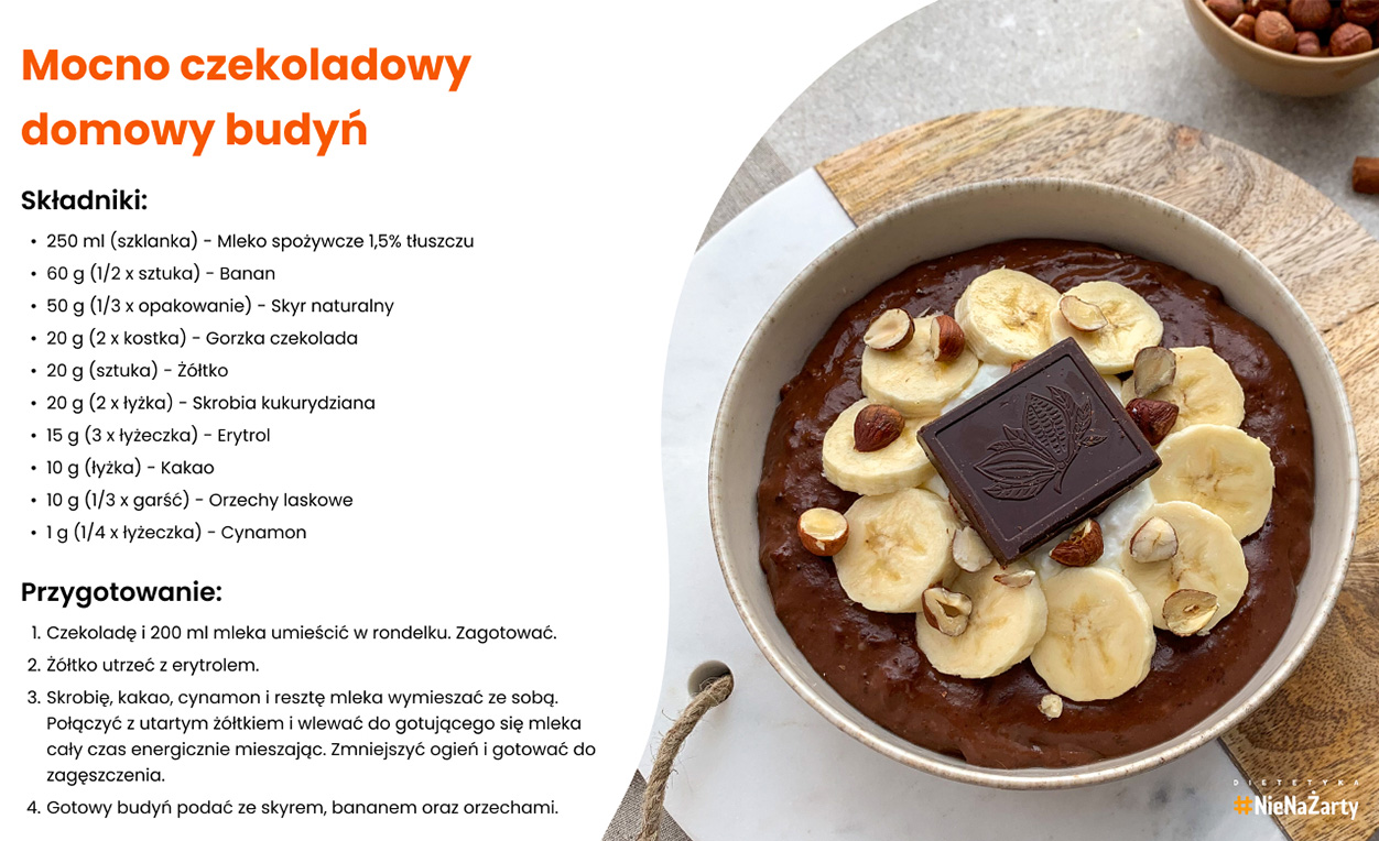 Najtańsze desery na każdą kieszeń - Mocno czekoladowy domowy budyń