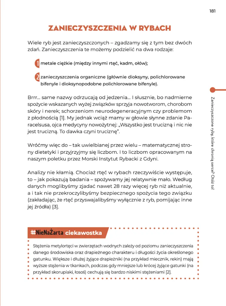 Jedna z stron książki Jedz normalnie osiągaj więcej