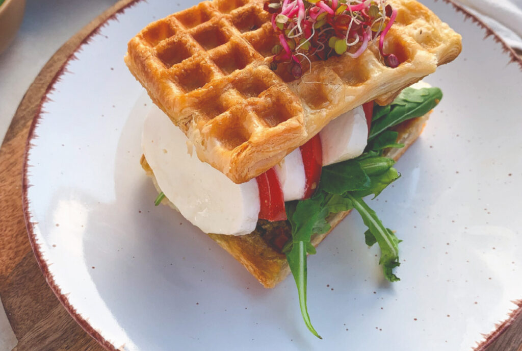 gofry z ciasta francuskiego