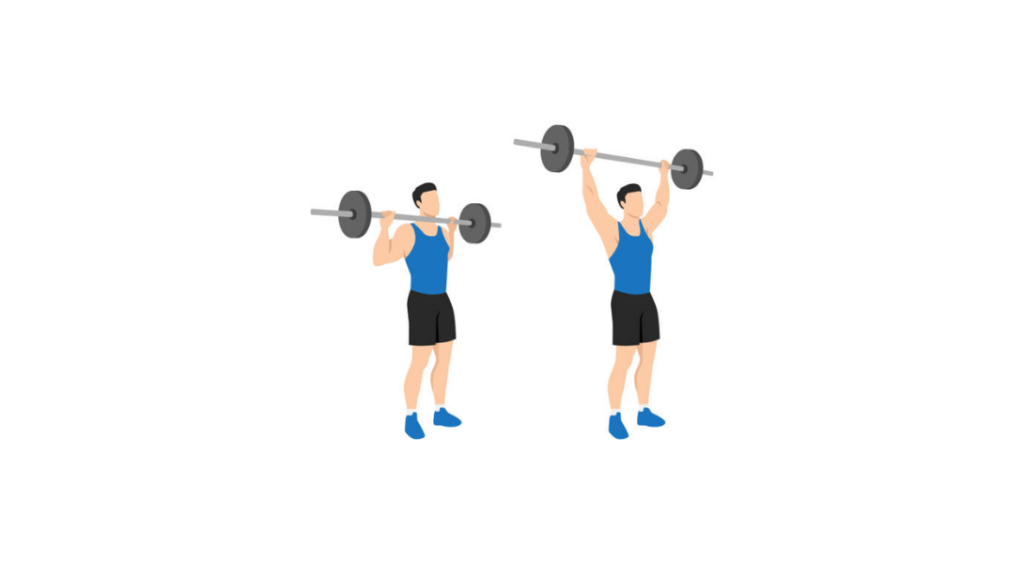 Military Press - Wojskowe wyciskanie sztangi nad głowę stojąc