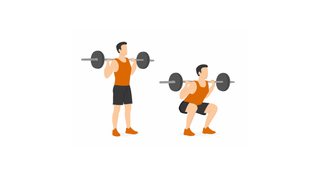 1+1/4 Back Squat - Przysiad tylni z dodatkowym ćwierć ruchem
