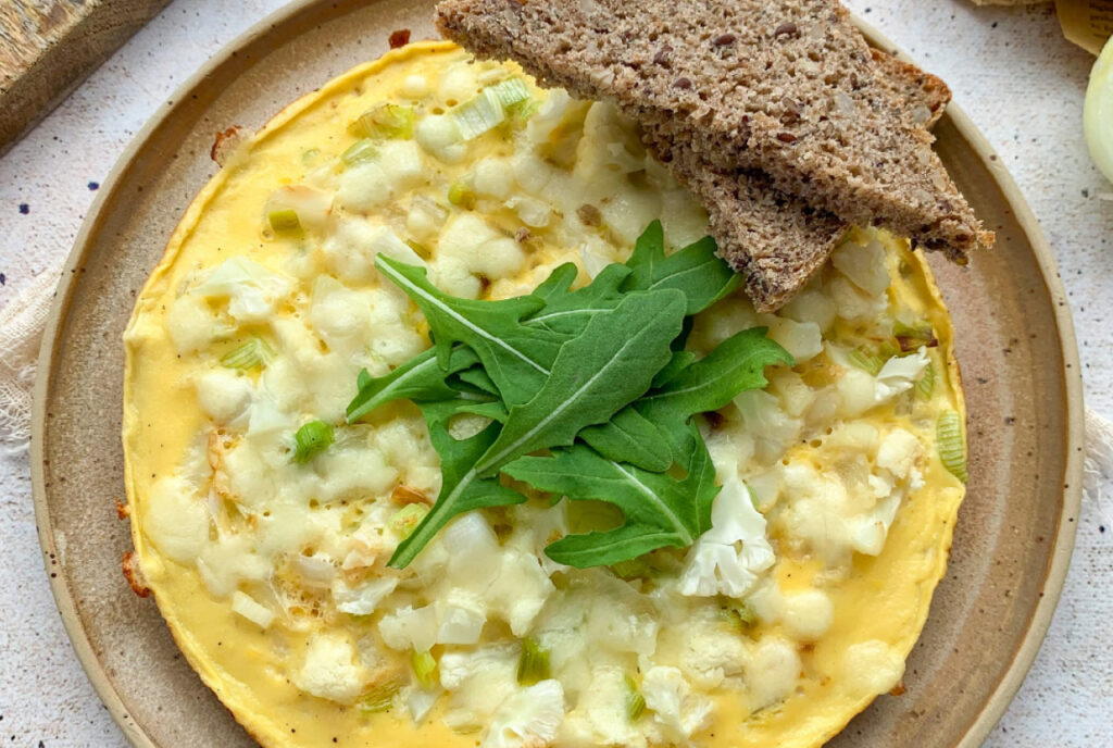 Frittata z kalafiorem